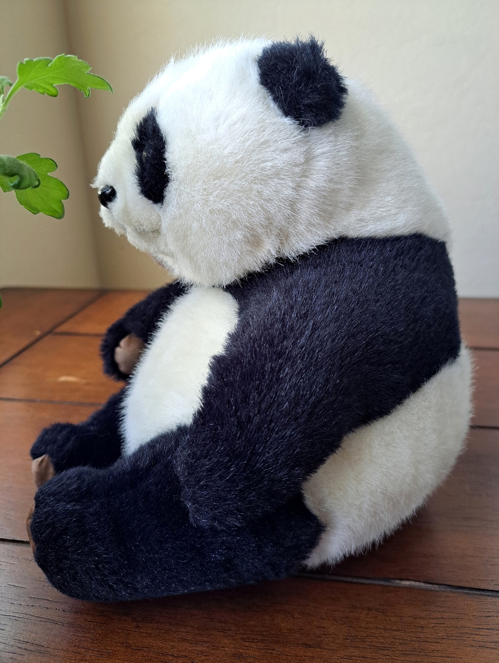 Cute Vintage Plush Panda Toy Stuffed Animal 8.5" with Tags Attached